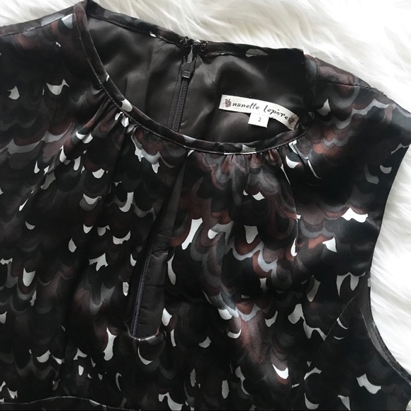 NWT Nanette Lepore Minute Keyhole Silk Dress - Picture 3 of 7